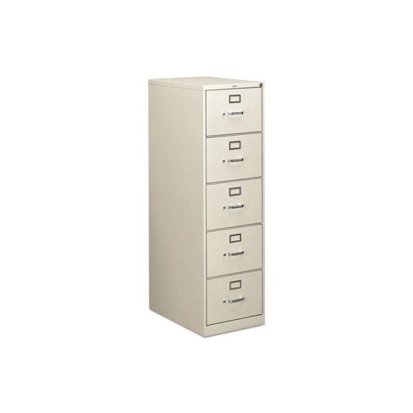 Hon 310 SERIES FIVE-DRAWER FULL-SUSPENSION FILE, LEGAL, 18.25W X 26.5D X 60H, LIGHT GRAY 315CPQ - main